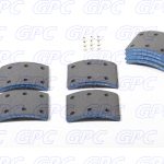 BANDAS DE FRENOS ENCAVA DELANTERA (AZUL)